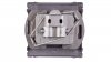 Simon Basic Gniazdo antenowe RD/TV końcowe separowane stal inox BMZAR1/1.01/21